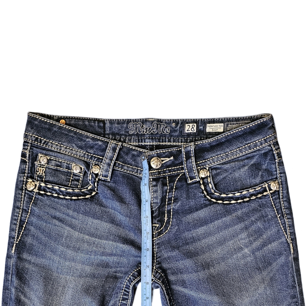 Miss Me Embellished Blue Jeans - Picture 4 of 7